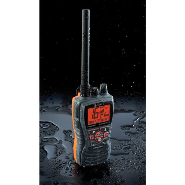 Cobra MR-HH350-FLT Floating Marine Radio with Weather - Image 3