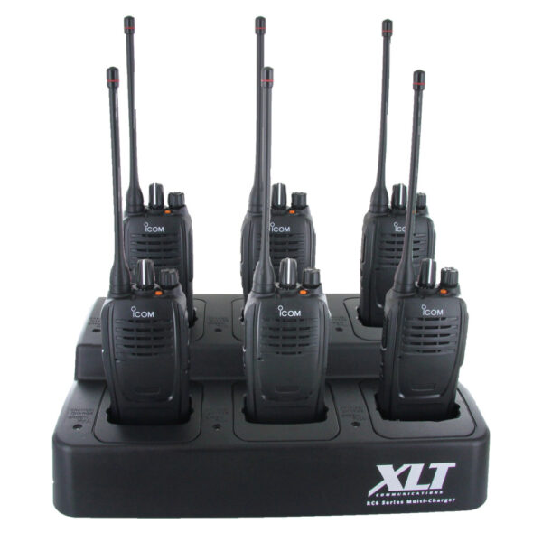 Icom F2000 Six Pack + Multi-Charger