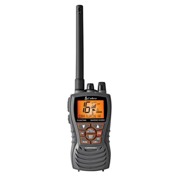 Cobra MR-HH350-FLT Floating Marine Radio with Weather - Image 2