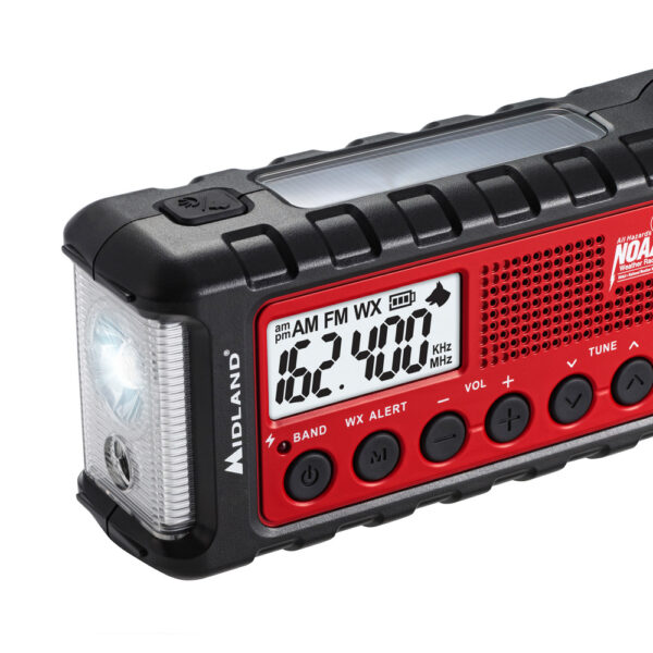 Midland ER310 Emergency Hand Crank Radio w/ Flashlight - Image 3