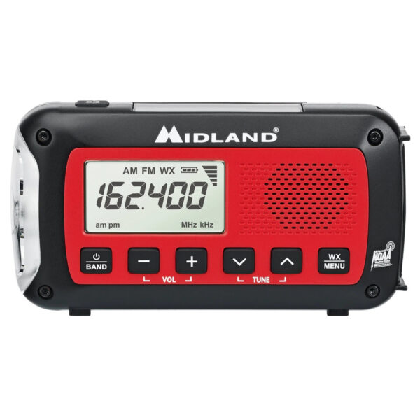 Midland ER40 Emergency Crank Weather Alert Radio w/ Flashlight - Image 2