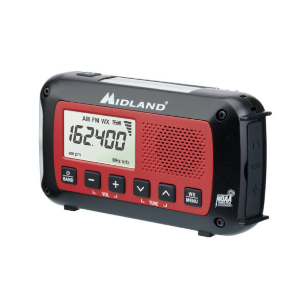 Midland ER40 Emergency Crank Weather Alert Radio w/ Flashlight - Image 4