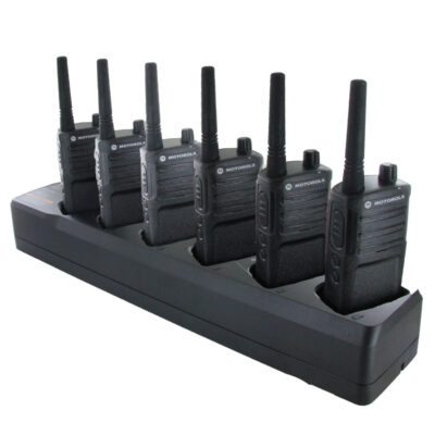 Motorola RM RMU2040 Radio Six Pack + Multi-Charger